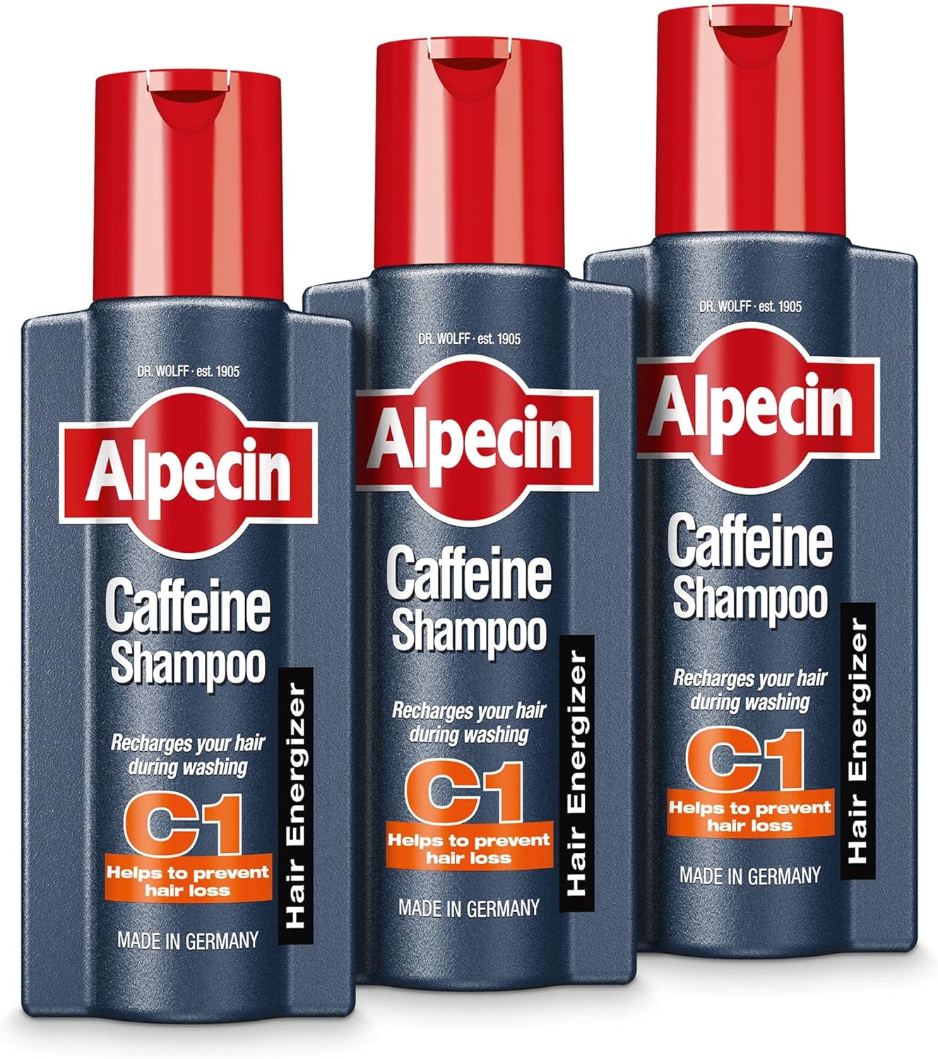 شامپو موی آلپِسین کافئین | Alpecin Caffeine Hair Shampoo 250ml (پک 3 تایی) - Image 1 شامپو موی آلپِسین کافئین | Alpecin Caffeine Hair Shampoo 250ml (پک 3 تایی)