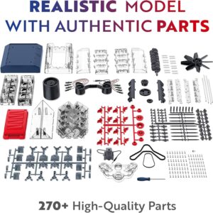 موتور احتراق داخلی Playz V8 | Playz V8 Engine Model Kit