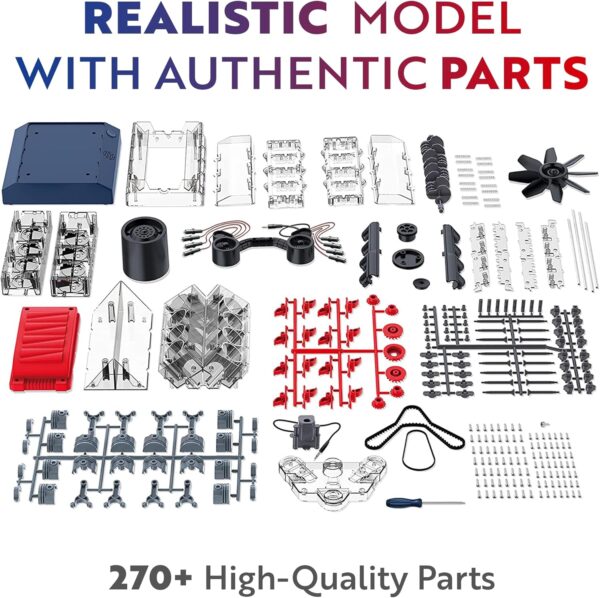 موتور احتراق داخلی Playz V8 | Playz V8 Engine Model Kit