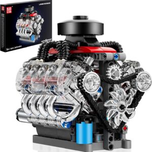 مجموعه موتور وی8 مینی Mould King مدل | Mould King V8 Engine Kit FT-10171-1104