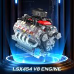 مجموعه موتور V8 Mould King 10171 | کیت 487 قطعه