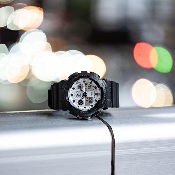 ساعت کاسیو جی‌شاک GA-100WD-1ADR مردانه مشکی | CASIO G-SHOCK WATCH