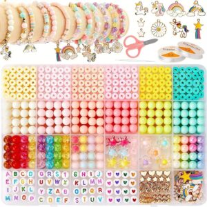ست مهره دستبند کودک 1319 عددی | AoMige DIY Kids Bracelet Beads Set