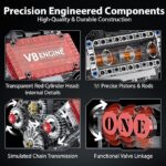 کیت موتور V8 478 قطعه KASTWAVE | مدل کارکرددار با صدا - Image 5