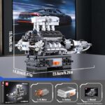 مجموعه لگو مکانیک موتور V8 Mould King 10206 | Mould King 10206 V8 Engine - Image 6