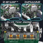 Mould King 10182 | کیت مدل موتور V8 کارکردنی MOC - Image 7