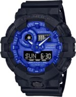 ساعت جی‌شاک 3D Ana-Digi DIAL آبی پیزلی GA700BP-1A | G-Shock