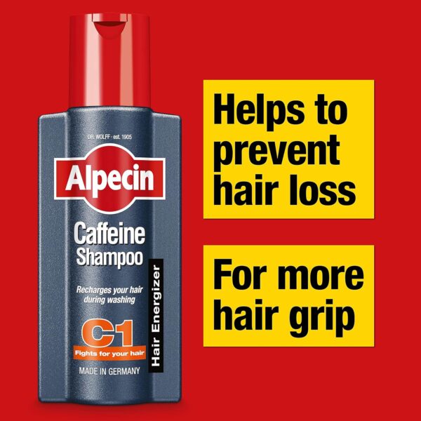 شامپو موی آلپِسین کافئین | Alpecin Caffeine Hair Shampoo 250ml (پک 3 تایی)
