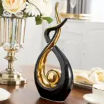 آویز/دکوری مینیمال مدرن رزینی با طرح هندسی انتزاعی