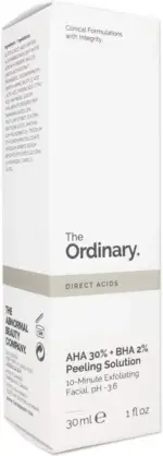 محلول لایه‌بردار THE ORDINARY AHA 30% + BHA 2% وایت | مدل Peeling Solution