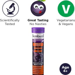 سَمبوکول ایمونوفورته قرص جوشان | Sambucol Immuno Forte Effervescent 2-Pack