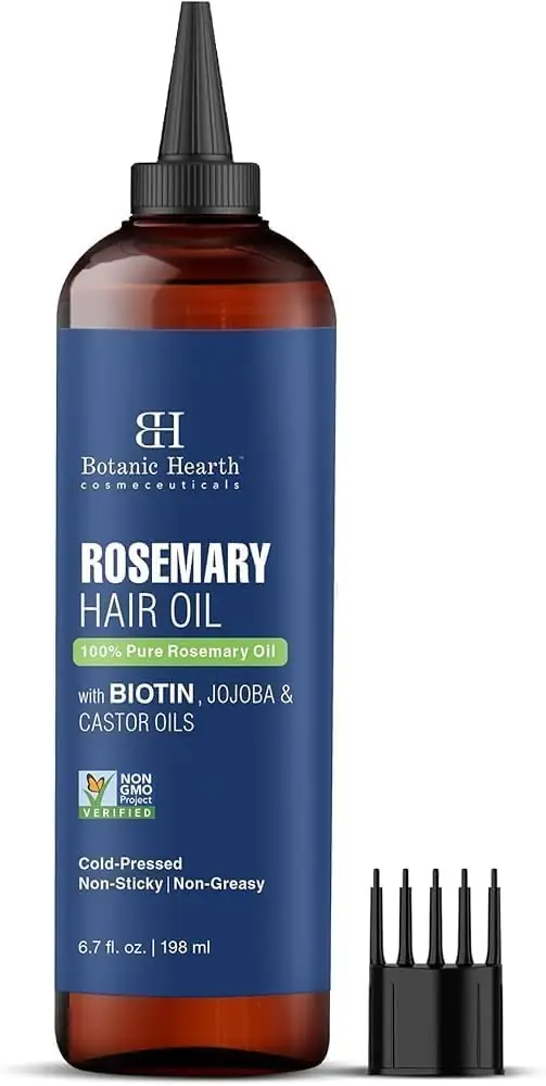روغن رزماری بوتانیک هارت | Botanic Hearth | تقویت رشد مو 198 میل - Image 1 روغن رزماری بوتانیک هارت | Botanic Hearth | تقویت رشد مو 198 میل