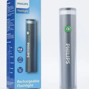 قوی‌ترین چراغ‌قوه فیلیپس | PHILIPS FL1188 | مدل خاکستری