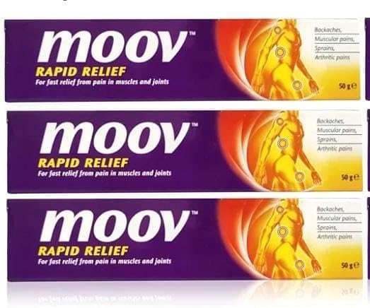 کرم تسکین سریع درد موو | Moov Fast Pain Relief Cream بسته 3 عددی (50 گرم) - Image 1 کرم تسکین سریع درد موو | Moov Fast Pain Relief Cream بسته 3 عددی (50 گرم)