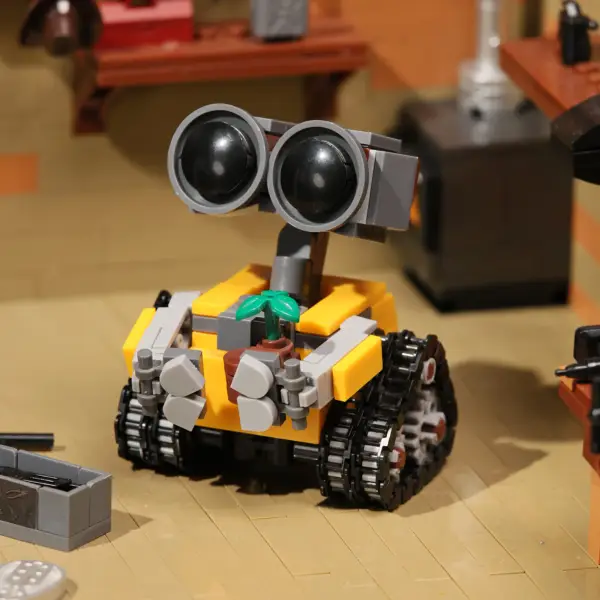 ست مدل ربات WALL-E با لگوهای ساختمانی ABS (رنگ ترکیبی)
