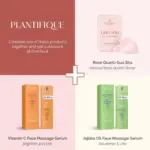 گوا شا کوارتز رز PLANTIFIQUE | ابزار ماساژ صورت ضدپیری و لیفت خط فک