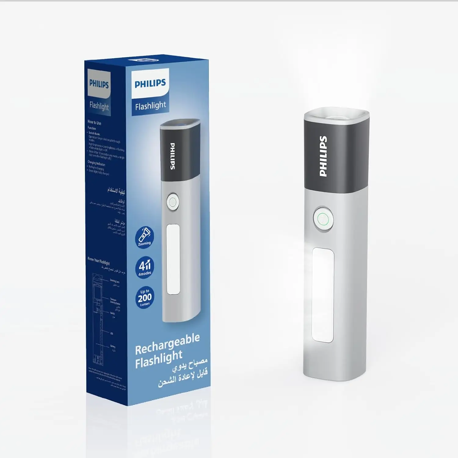 چراغ قوه دستی فیلیپس مدل SFL1153 | Philips Torch Camping Light - Image 1 چراغ قوه دستی فیلیپس مدل SFL1153 | Philips Torch Camping Light