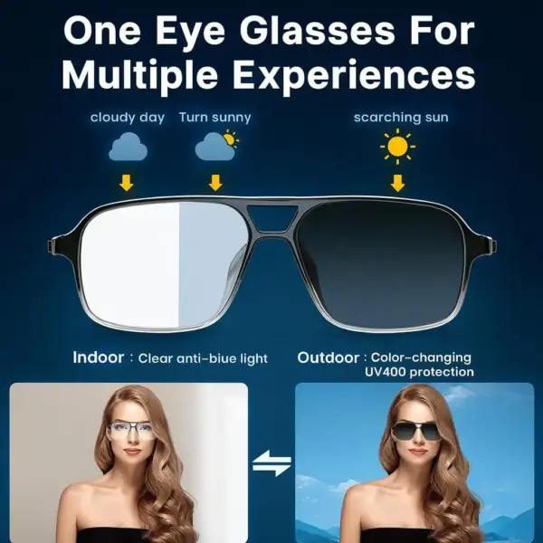 عینک هوشمند بلوتوث Azonee مدل FEISEDY G2835 | Smart Bluetooth Glasses