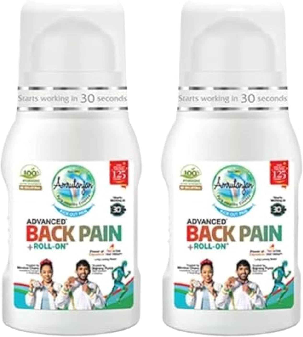 رول ضد درد کمر AMRUTANJAN | Back Pain Roll-on (2 واحد) - Image 1 رول ضد درد کمر AMRUTANJAN | Back Pain Roll-on (2 واحد)