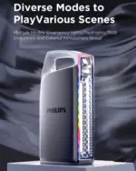 چراغ اضطراری قابل شارژ PHILIPS 10W | مدل Emergency Light-EM