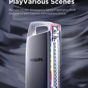 چراغ اضطراری قابل شارژ PHILIPS 10W | مدل Emergency Light-EM