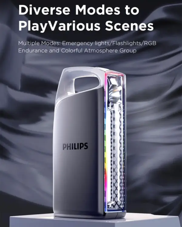چراغ اضطراری قابل شارژ PHILIPS 10W | مدل Emergency Light-EM