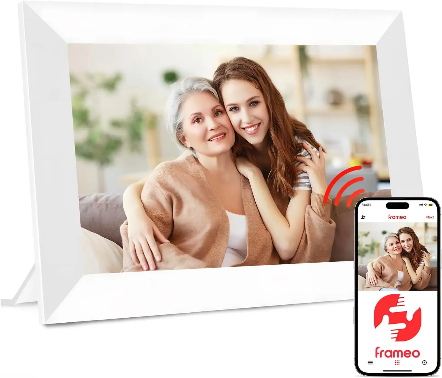 فریم دیجیتال وایفای Frameo 10.1 اینچ 32GB | Frameo RF03 - Image 1 فریم دیجیتال وایفای Frameo 10.1 اینچ 32GB | Frameo RF03