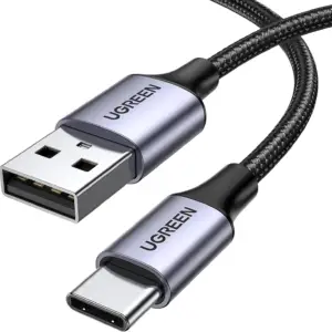 کابل تایپ C اوگرین 1 متری | UGREEN 60126 USB A به USB C فست شارژ 18W