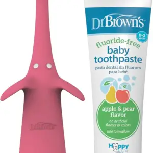 مسواک کودک دکتر براونز | Dr. Brown's Infant-to-Toddler Set صورتی فیل 1.4oz