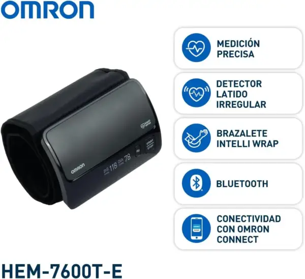 فشارسنج بازویی بی‌سیم OMRON EVOLV مدل HEM-7600T-E | بلوتوث