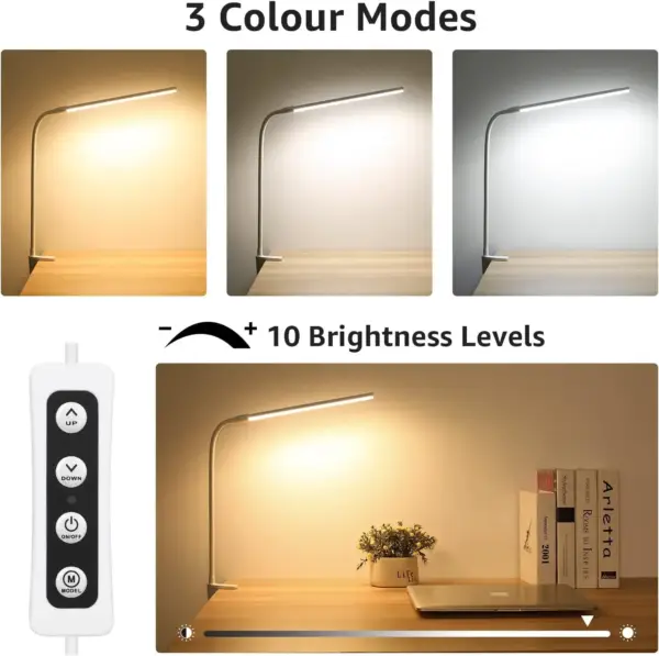 لامپ رومیزی کلیپس‌دار Lepro مدل PR310005-DWW | Lepro Desk Lamp Clip On