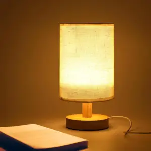 چراغ کنار تخت بی شنیون بی لایت USB | Baytion BTL001 | Warm Linen