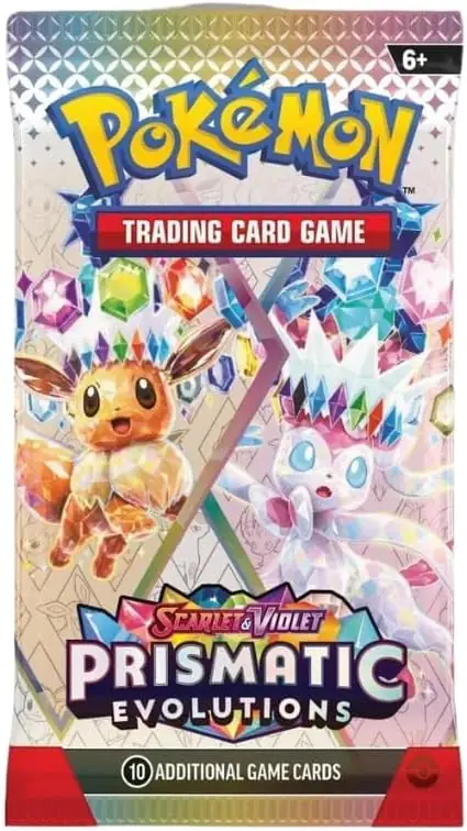 پوکمون | پک بستر کارت Pokemon TCG Scarlet & Violet Prismatic Evolutions - Image 1 پوکمون | پک بستر کارت Pokemon TCG Scarlet & Violet Prismatic Evolutions
