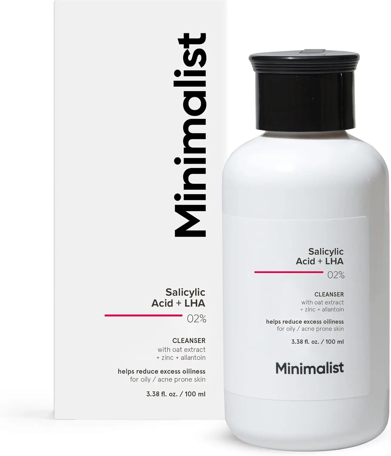 شوینده صورت مینیمال ضدجوش | Minimalist | سالیسیلیک اسید ۲٪ | 100ml - Image 1 شوینده صورت مینیمال ضدجوش | Minimalist | سالیسیلیک اسید ۲٪ | 100ml