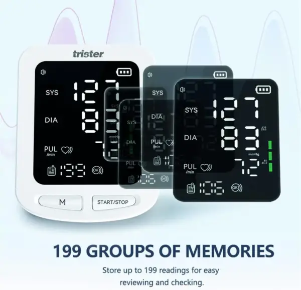 فشارسنج دیجیتال Trister TS‑300BP | مانیتور بازویی 199 حافظه