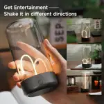 چراغ رومیزی LED مینیمال شارژی بی‌سیم مدل TERRIFI | Mini Minimalist Table Lamp