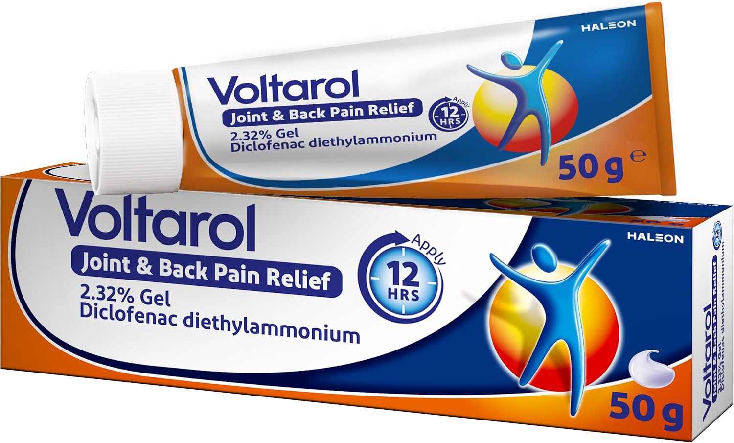 ژل تسکین درد مفاصل ولتارول 12 ساعته | Voltarol 2.32% Joint Pain Relief 50g - Image 1 ژل تسکین درد مفاصل ولتارول 12 ساعته | Voltarol 2.32% Joint Pain Relief 50g