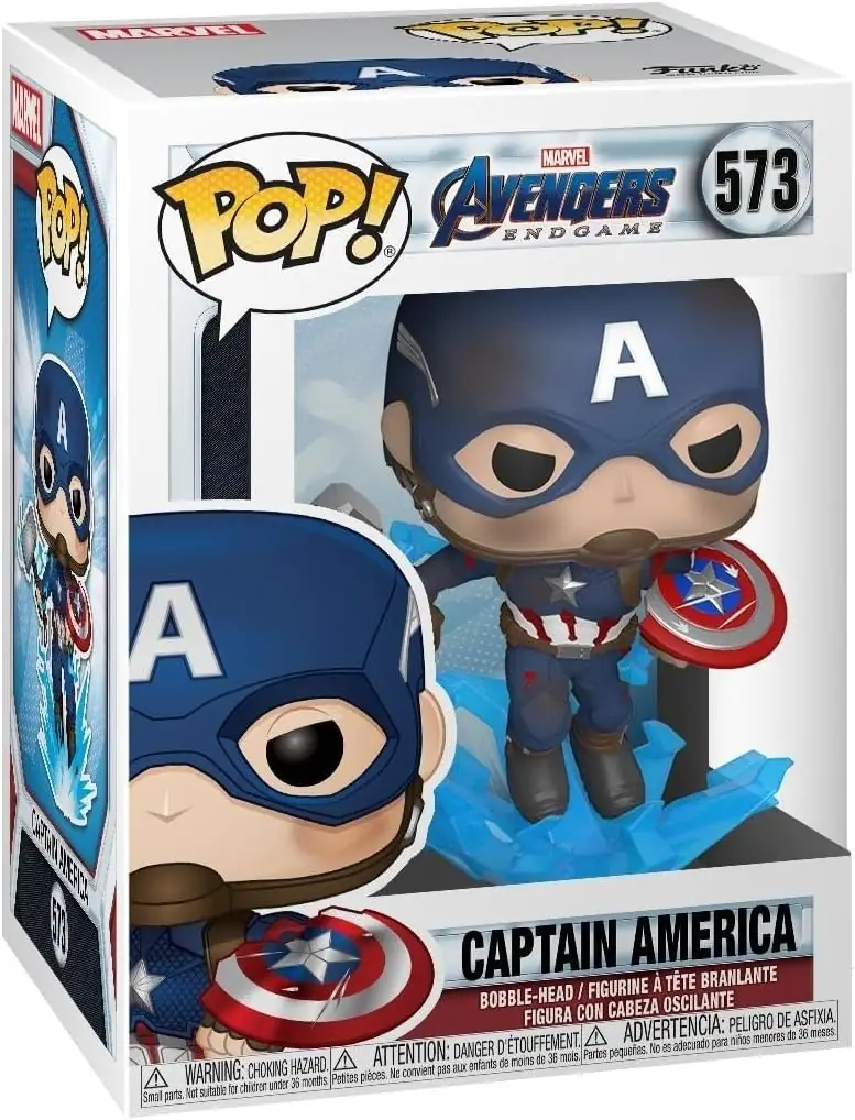 فیگور وینیل کپیتان آمریکا | Funko Pop Avengers: Endgame مدل 45137 - Image 1 فیگور وینیل کپیتان آمریکا | Funko Pop Avengers: Endgame مدل 45137
