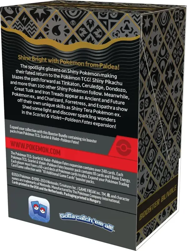 پوکمون تی سی جی | پکیج شش‌تایی بوت استر Scarlet & Violet - Paldean Fates
