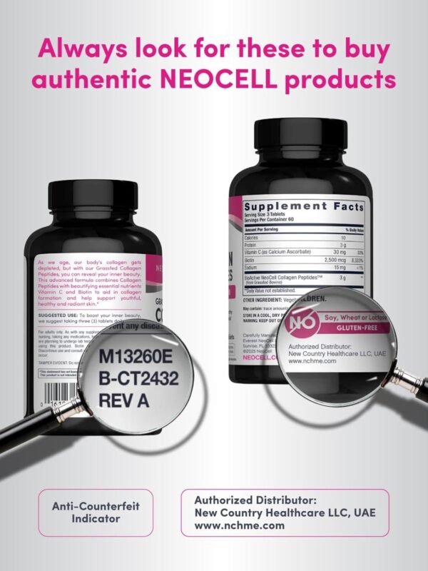 نئوسل سوپر کلاژن ویتامین C + بیوتین 180 قرص | Neocell NEOC0025