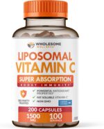 ویتامین C لیپوزومال 1500mg واتلسنولنس | Wholesome Wellness | کپسول 200 عددی