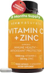 ویتامین C با زینک ویوا نچرالز | Viva Naturals مدل 3051