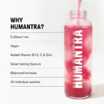 پودر الکترولیت HUMANTRA | Humantra Electrolytes Powder بلک‌چری 20 ساشه
