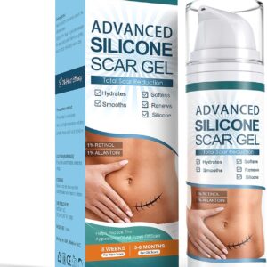 Mitgary ژل/کرم سیلیکونی درمان جای زخم و ترک پوست | Advanced Scar Cream 1.7 oz