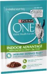 غذای مرطوب گربه بالغ Purina One | مرغ داخل‌خانه (70g x 12)