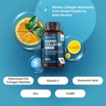 کلاژن دریایی WeightWorld با هیالورونیک اسید | 120 کپسول تیپ 1 و 3