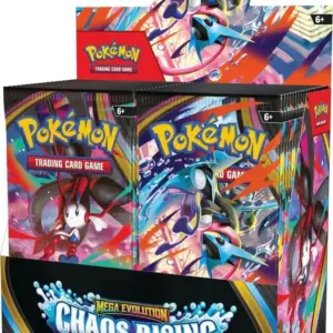 پوکمون تی سی جی Mega Evolution—Chaos Rising | دیسپلی 36 پاکت بوستر