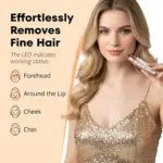 اصلاح ابرو و موهای صورت شارژی VG VOGCREST مدل VG-102 | تیغ 2 در 1