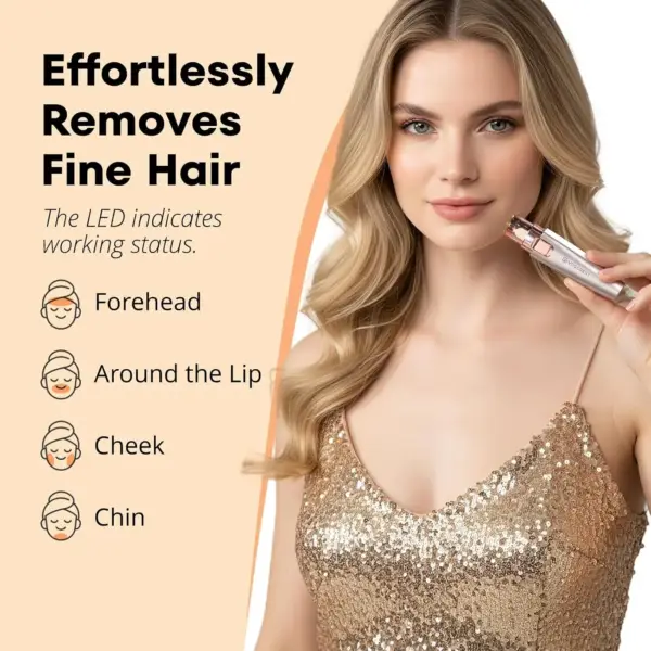 اصلاح ابرو و موهای صورت شارژی VG VOGCREST مدل VG-102 | تیغ 2 در 1