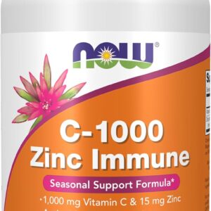 ویتامین C 1000 زینک نو | NOW Vitamin C-1000 with Zinc | 180 کپسول